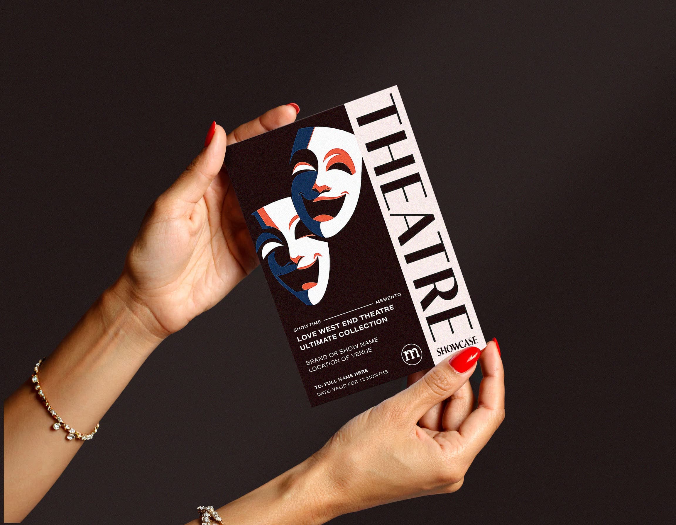 Theatre personalised keepsake ticket